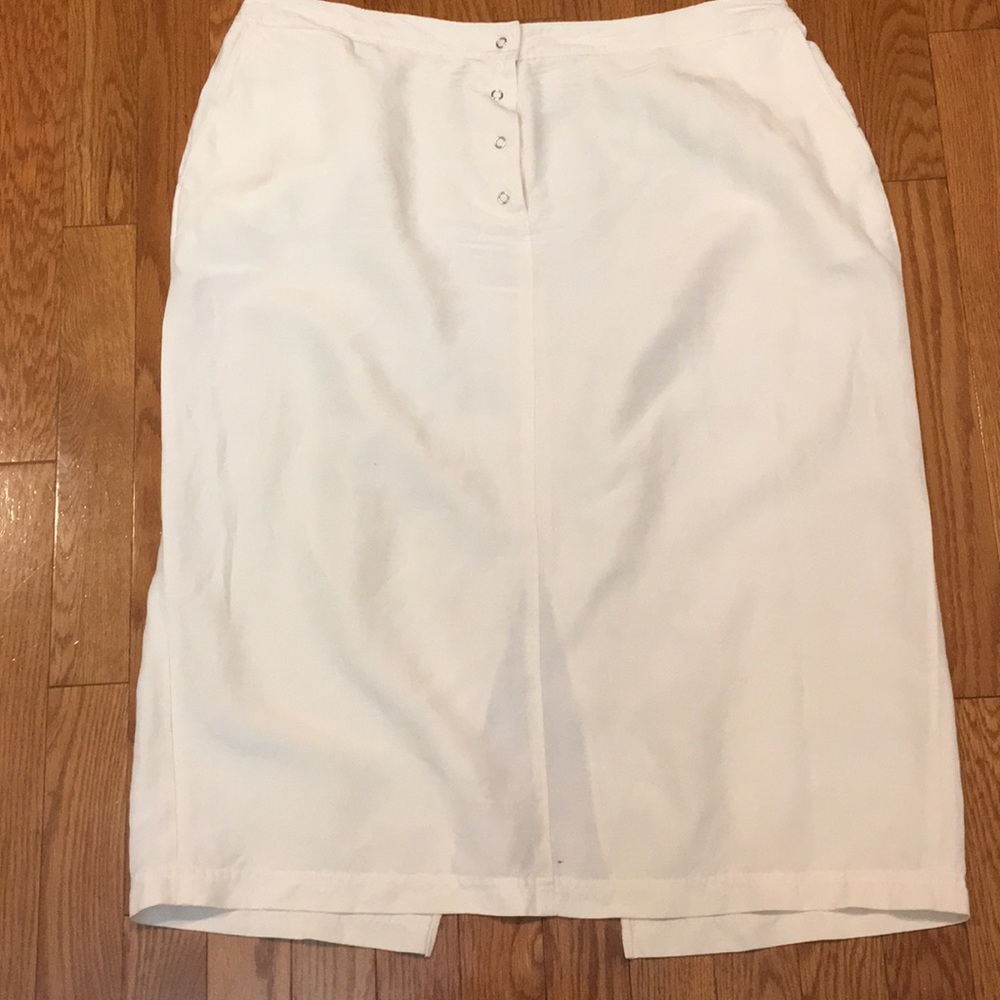 Via seta silk skirt